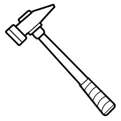 Minimal Reflex Hammer Line Art