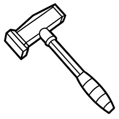 Minimal Reflex Hammer Line Art