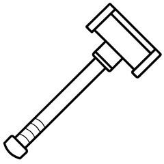 Minimal Reflex Hammer Line Art
