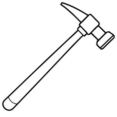 Minimal Reflex Hammer Line Art