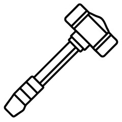 Minimal Reflex Hammer Line Art