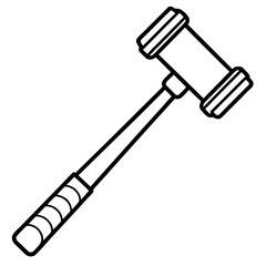 Minimal Reflex Hammer Line Art