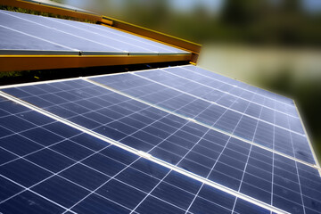 Solar power panels. Renewable energy, Solar panels