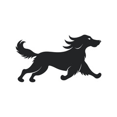 Cocker Spaniel Running Silhouette Vector