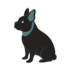 French Bulldog Sitting Dog Silhouette