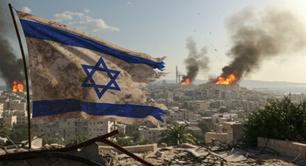 The country of Israel in confrontation