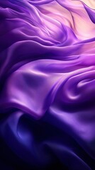 Obraz premium Elegant Drapery of Purple Silk Fabric with Soft Folds and Shiny Texture