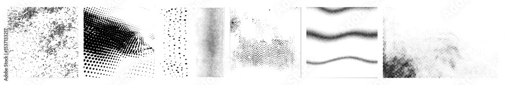 Poster vector abstract dotted showcase dynamic wave and formations.