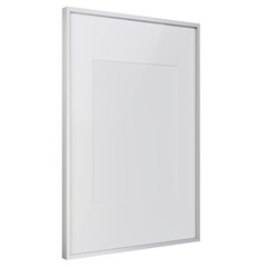 White framed door isolated on white background. 3D Rendering by VIZPAIR. 3D product visualizations
