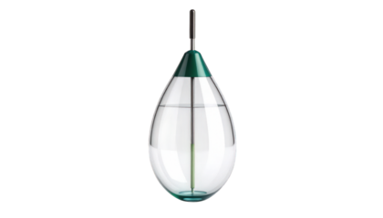 Teardrop shaped water carafe