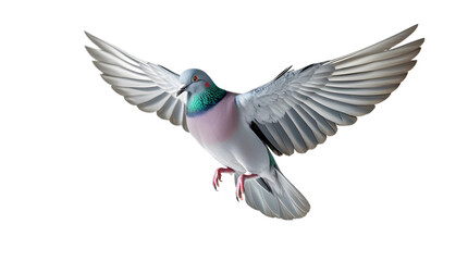 Fototapeta premium flying pigeon on Transparent Background