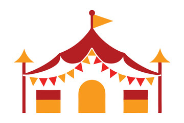 Obraz premium circus tent icon