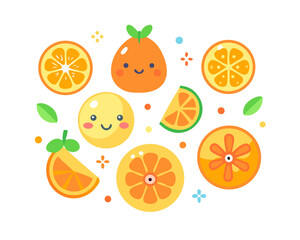 Orange fruit SVG in clean, minimal style perfect for juice labels, decor, and craft design use.