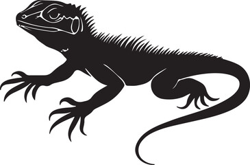 Fototapeta premium iguana on a branch