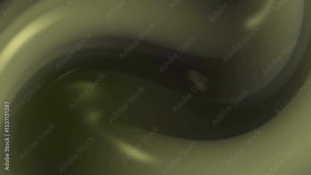 Aufkleber fluid olive green swirls create an background. darker tones in the center add depth and contrast to 