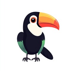 Naklejka premium Cute toucan illustration