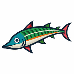 fish on a white background