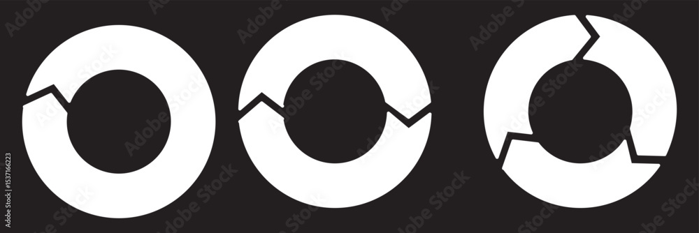 Poster refresh icon vector. white recycle vector icon symbol. repeat and reload icons set and arrow rotatio