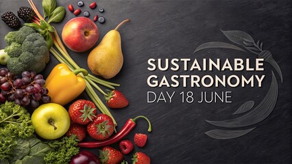 World Sustainable Gastronomy Day, Seasonal foods nourish the body and care for the planet.