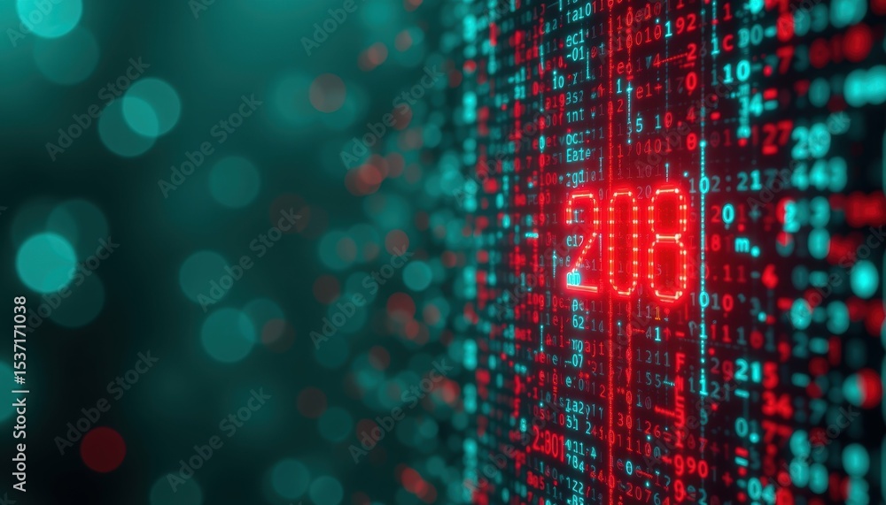 Poster digital gavel glowing in data streams virtual courtroom graphic representation cyber environment fut