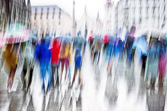 Menschenmenge am Marienplatz