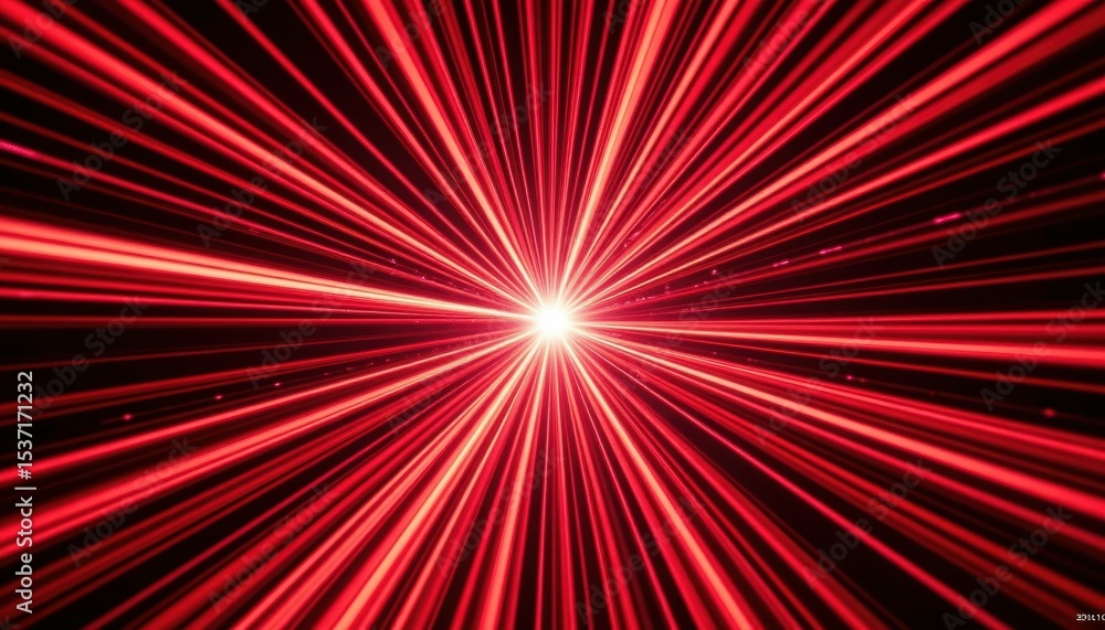 Poster dynamic red light action abstract space digital art high energy close-up view vibrant visualization
