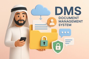 Document management system with secure cloud storage