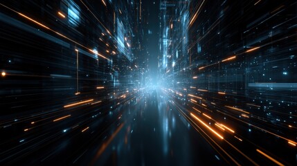 Digital Data Stream in a Futuristic Network Environment