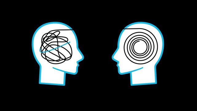 Mental therapy declutter Animation