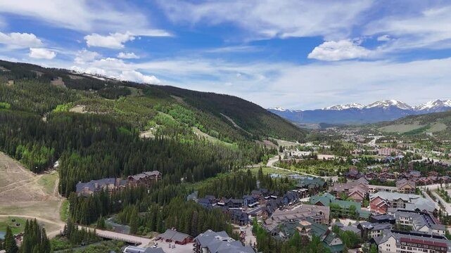Keystone Ski Resort Colorado from Above