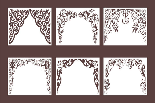 Mandir Arch design vector