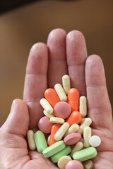 pills medical topic, overdose, stress pharmaceuticals and pills
