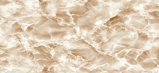 Obraz premium Elegant Light Brown Marble Texture with Delicate Veins and Swirling Patterns
