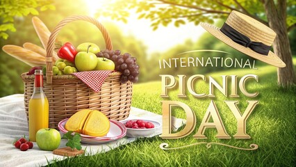 Celebrate International Picnic Day outdoors with fresh food and nature.