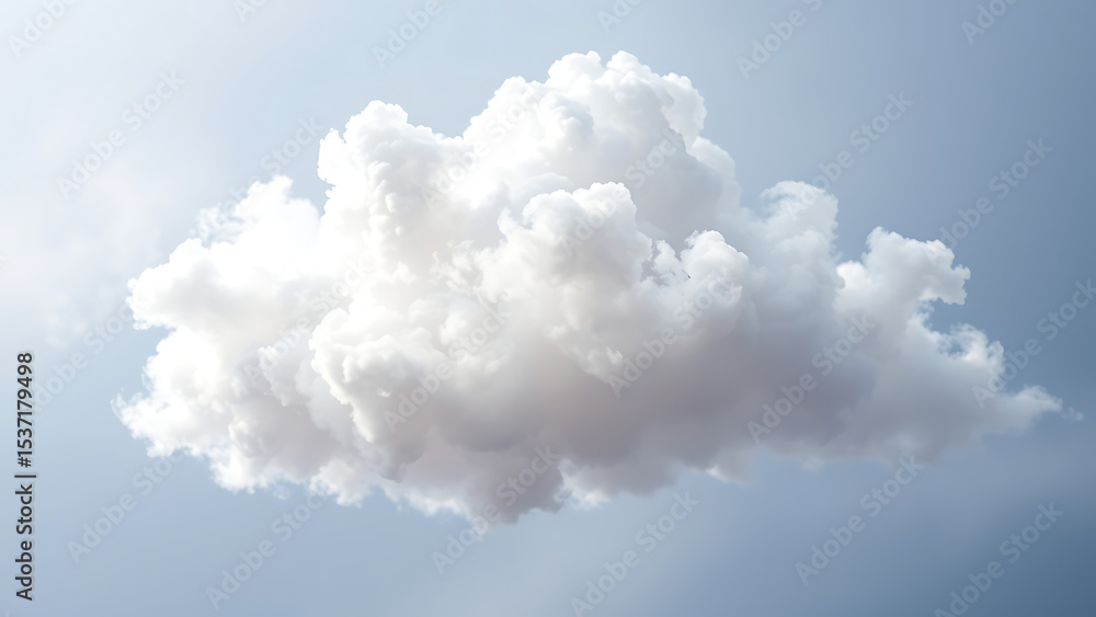 Poster harmonious nebula cloud patterns swirling in an abstract cloud shape isolated on a transparent backg