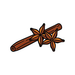 Cloves spice hand drawn botanical art Vector illustration