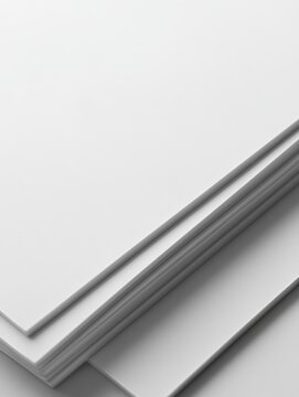 PVC white plastic sheets. Lightweight and durable foam board. Rigid and easy to handle.