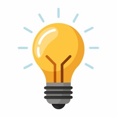 Ideas lightbulb concept creative innovation energy on white background