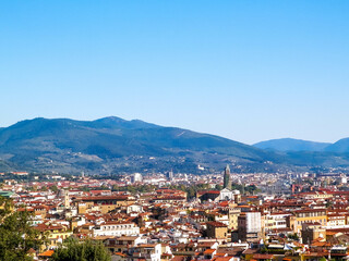 View of the suburbs of Florence.