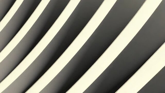 Abstract architectural design featuring parallel white and gray lines with a modern style