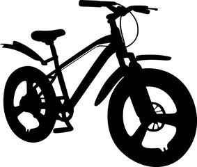 bicycle isolated on white