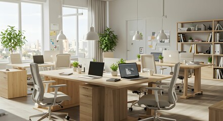 interior of modern office
