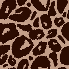 Seamless, abstract cheetah skin pattern. Ideal for covers, textiles, backgrounds, packaging.
