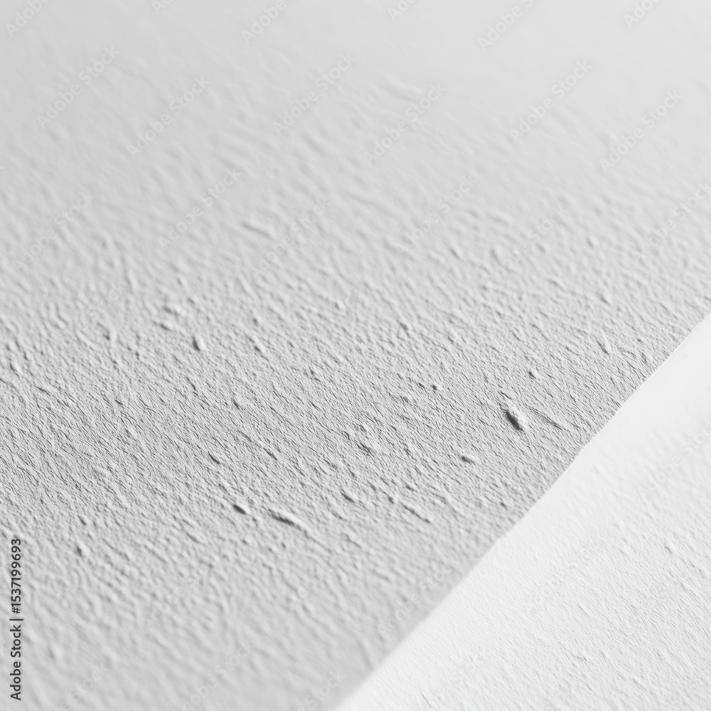 Poster close-up of textured white paper with soft grain and subtle surface details for minimalistic designs