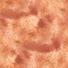 Seamless 4k photo texture material of light brown wet suede leather.