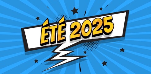 été 2025 bulle bd bleue