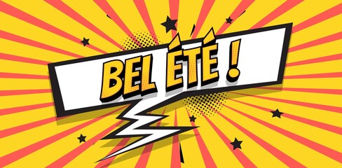 bel été bulle bd rouge