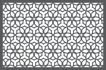 Seamless pattern jali design Vector