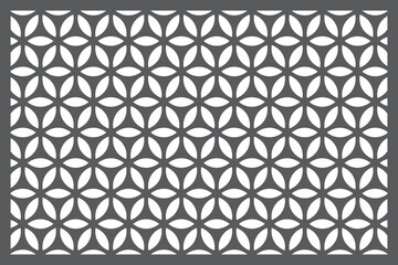 Seamless pattern jali design Vector
