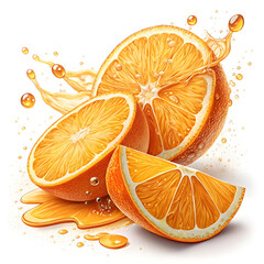 orange and lemon